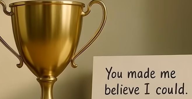 You made me believe I could - Dokazal jsi abych uveril ze to dokazu