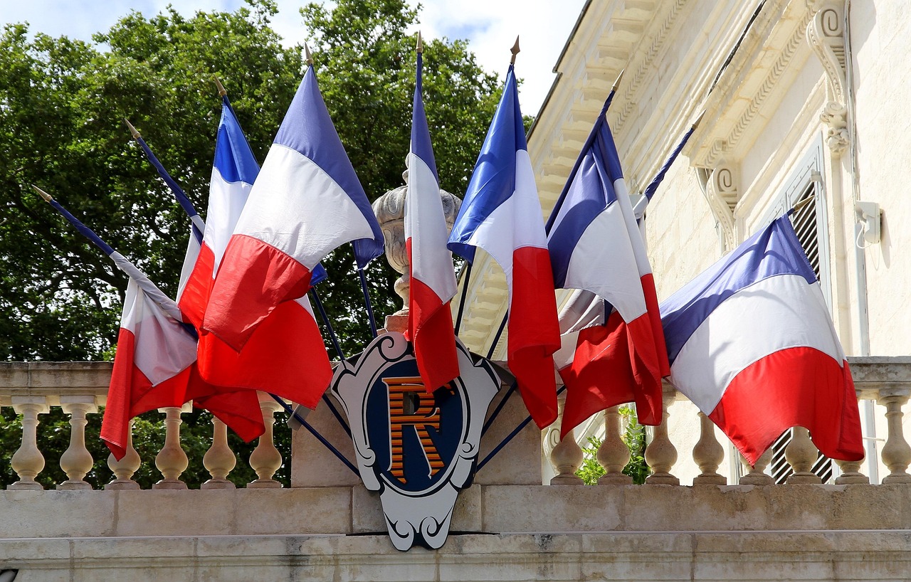 France flags